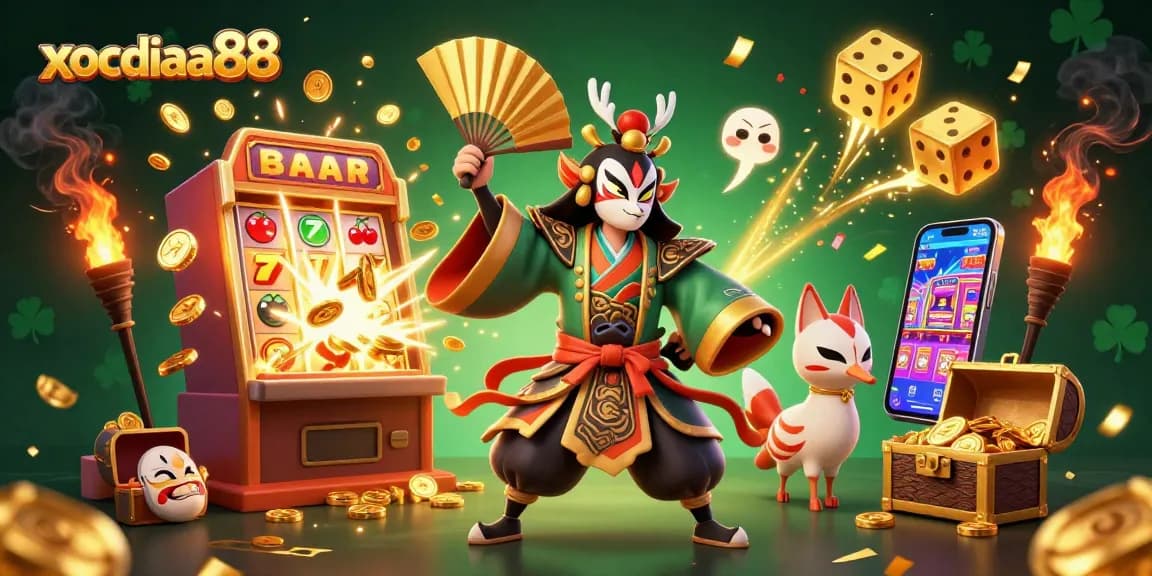 Xocdiaa88 players experience thrilling gameplay with vibrant slot machines and dynamic casino elements.