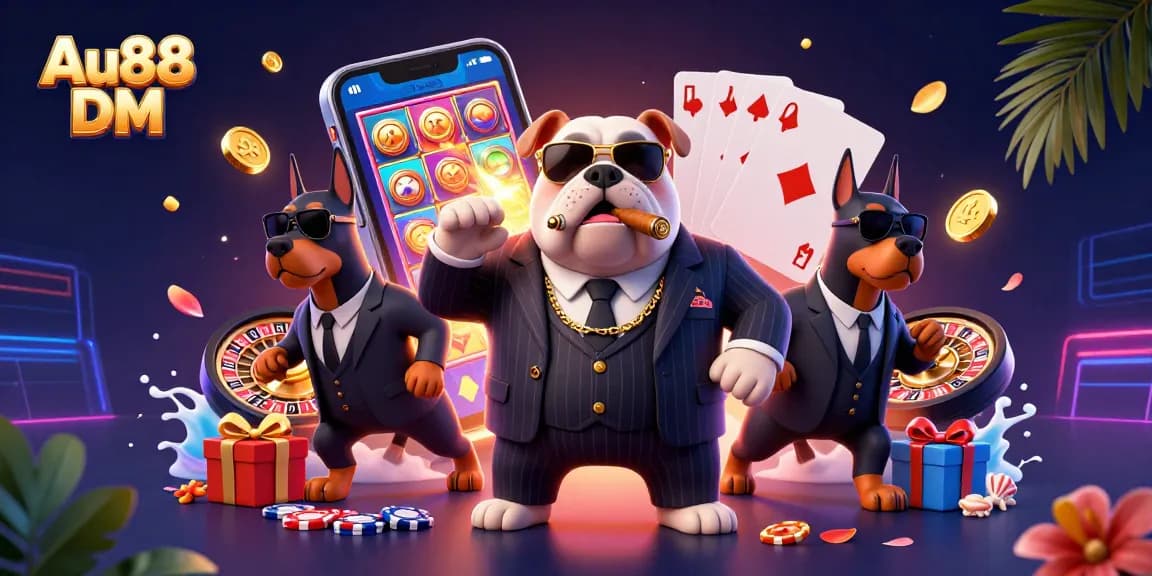 Engage in thrilling gaming experiences at Au88 DM with vibrant 3D casino scenes and exciting rewards.