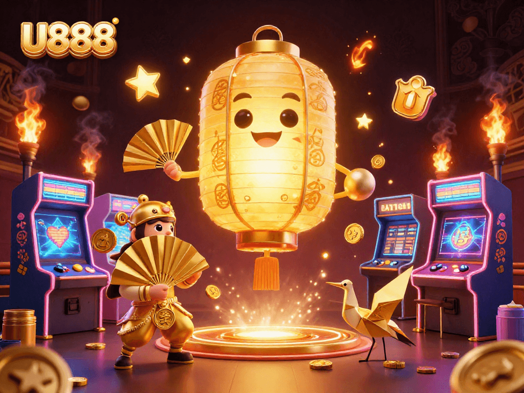 Experience thrilling gaming dynamics with U888's lantern spirit and arcade energy.