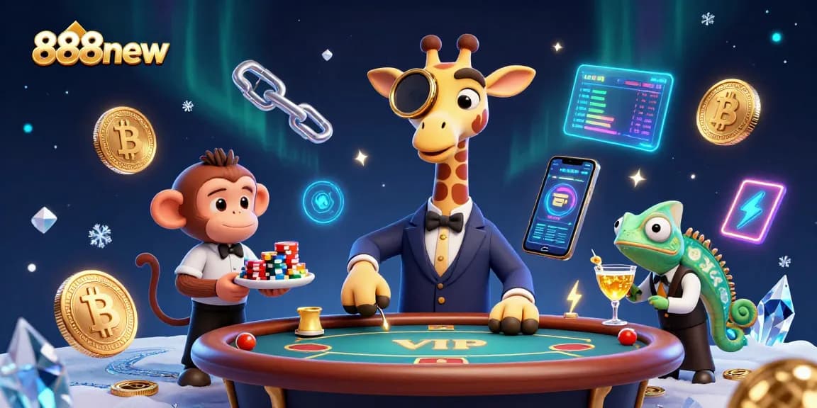 Experience vibrant gambling action with 888new’s high-roller giraffe and animated characters