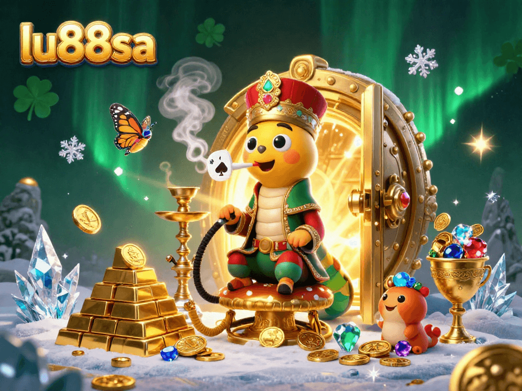 lu88sa showcases a vibrant 3D casino scene with rich details and gaming elements enhancing the excitement.