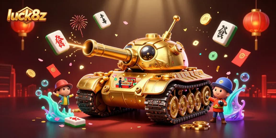 Experience thrilling gameplay with luck8z as golden beetle tank reveals a mini casino filled with excitement.