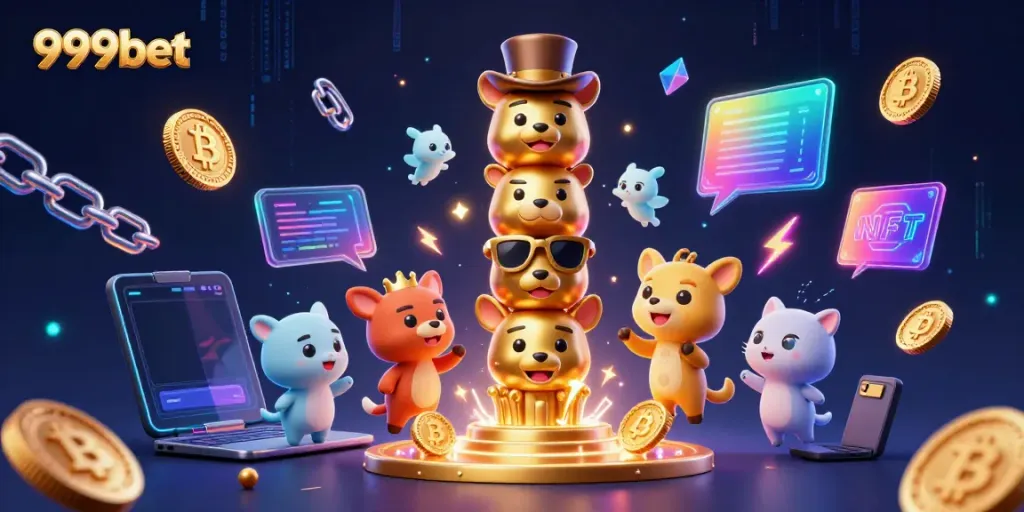 Spin thrilling games on 999bet with vibrant 3D visuals and dynamic casino elements.