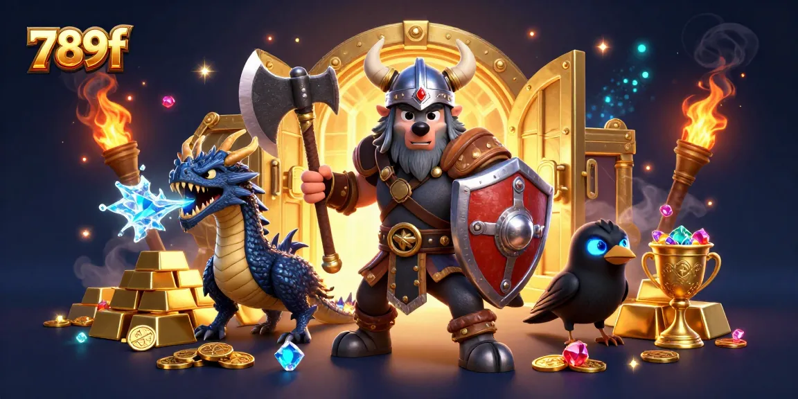 Experience thrilling game action at 789f with dynamic casino elements and vibrant characters.