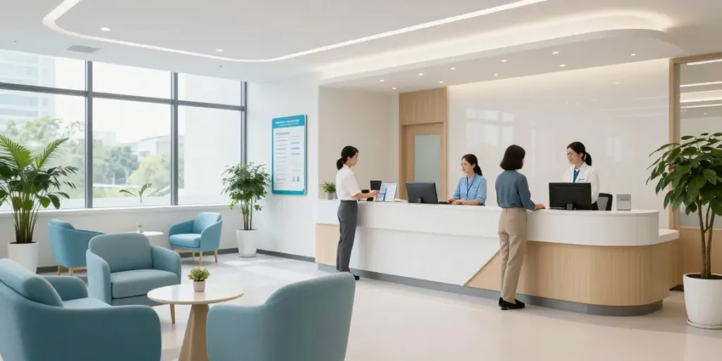 Schwarzkümmelöl in einem Gesundheitszentrum für Patientenbetreuung und Wellness.