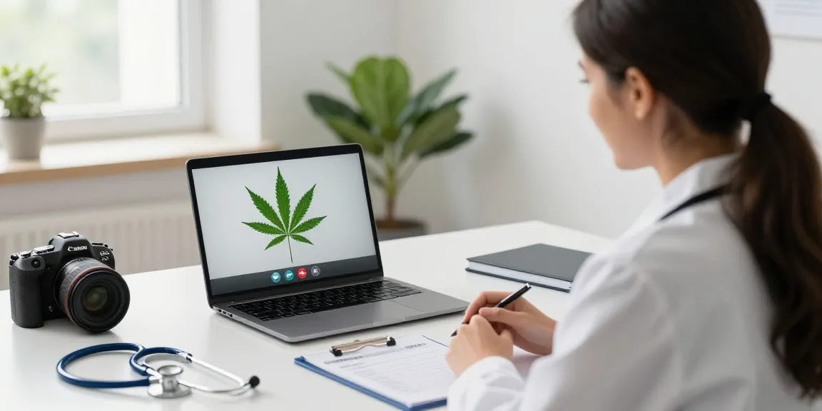 Cannabis Rezept online: Telemedizinische Konsultation mit Arzt für Cannabisverschreibung