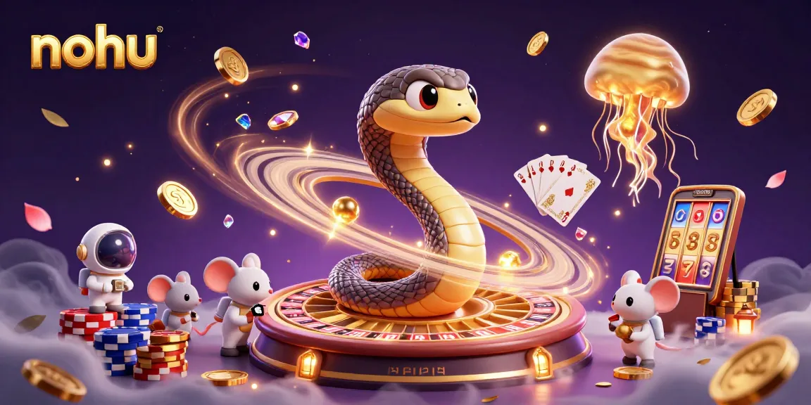 Place your bets with nohu at the cosmic roulette wheel overseen by a golden dealer!