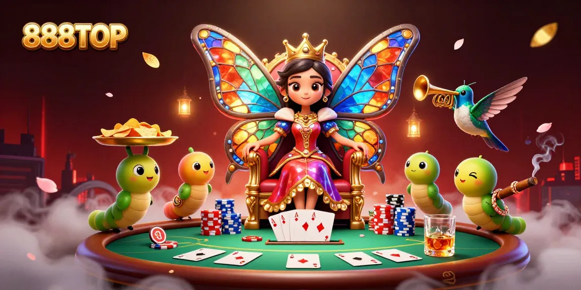 Engage with thrilling gameplay at 888TOP, featuring vibrant poker action and enchanting characters.
