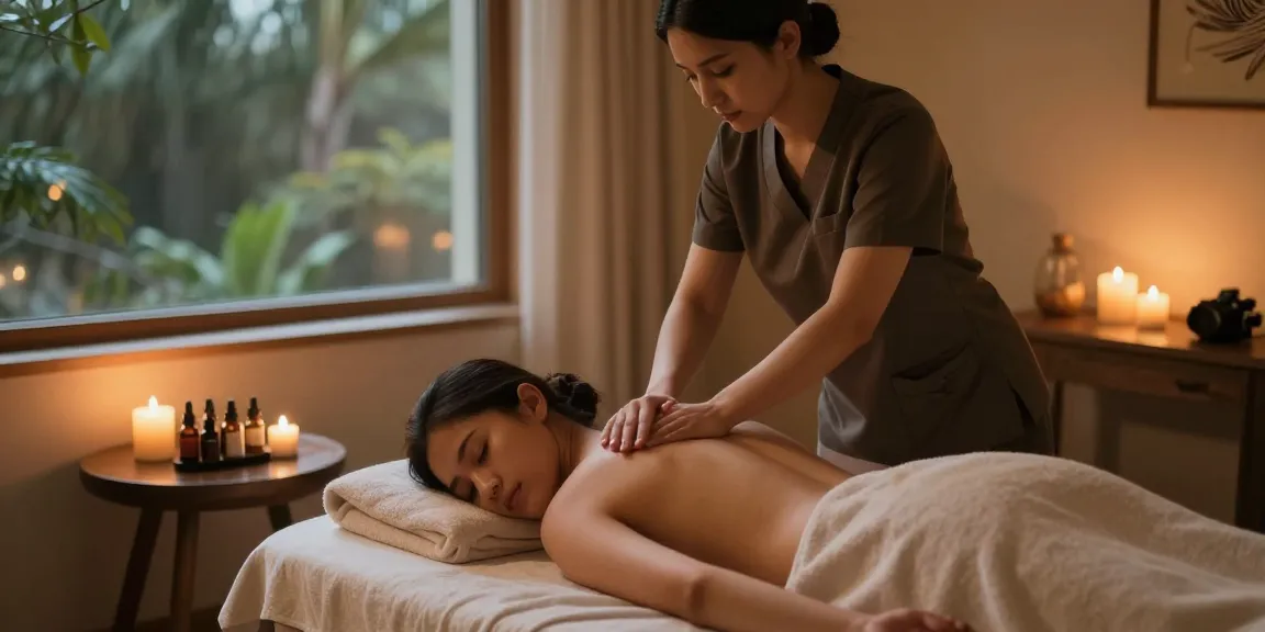 Experience premium 성남출장안마 services with professional massage in a serene spa setting.