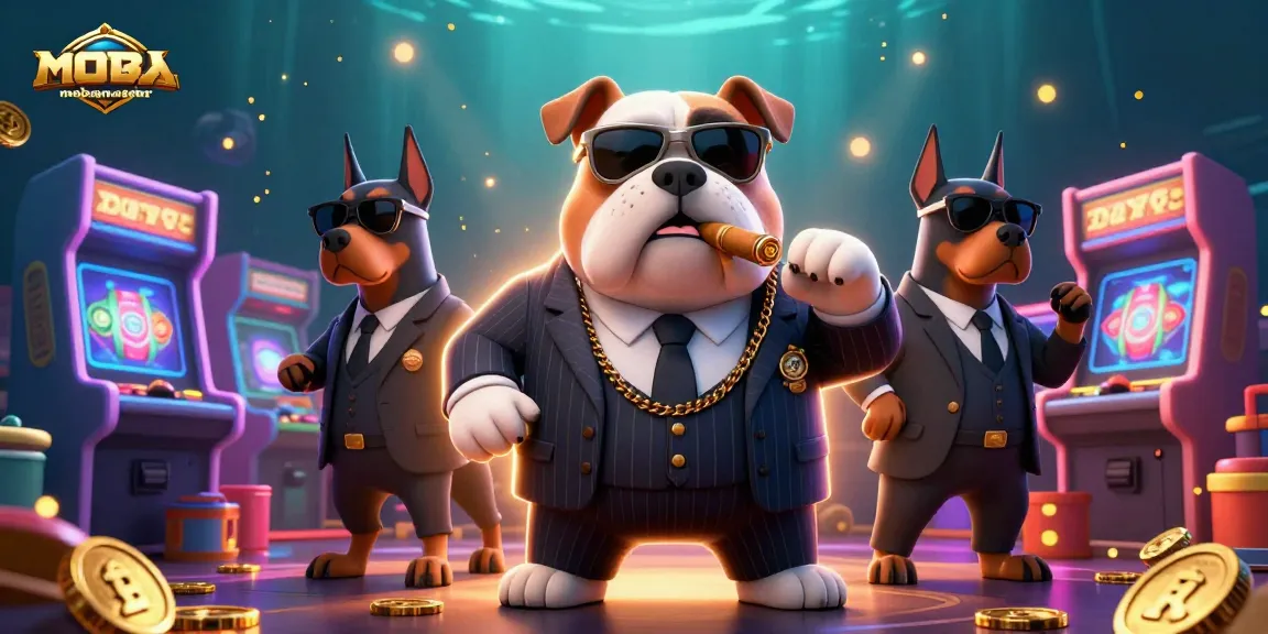 Experience the thrill of betting with mobamonster in a vibrant 3D casino scene featuring animated characters and games.