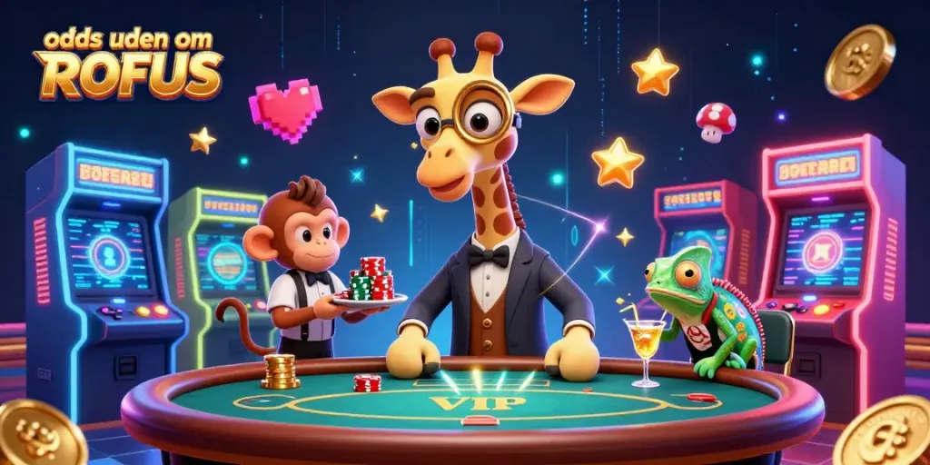 Experience top betting excitement with odds uden om ROFUS in a vibrant casino setting.