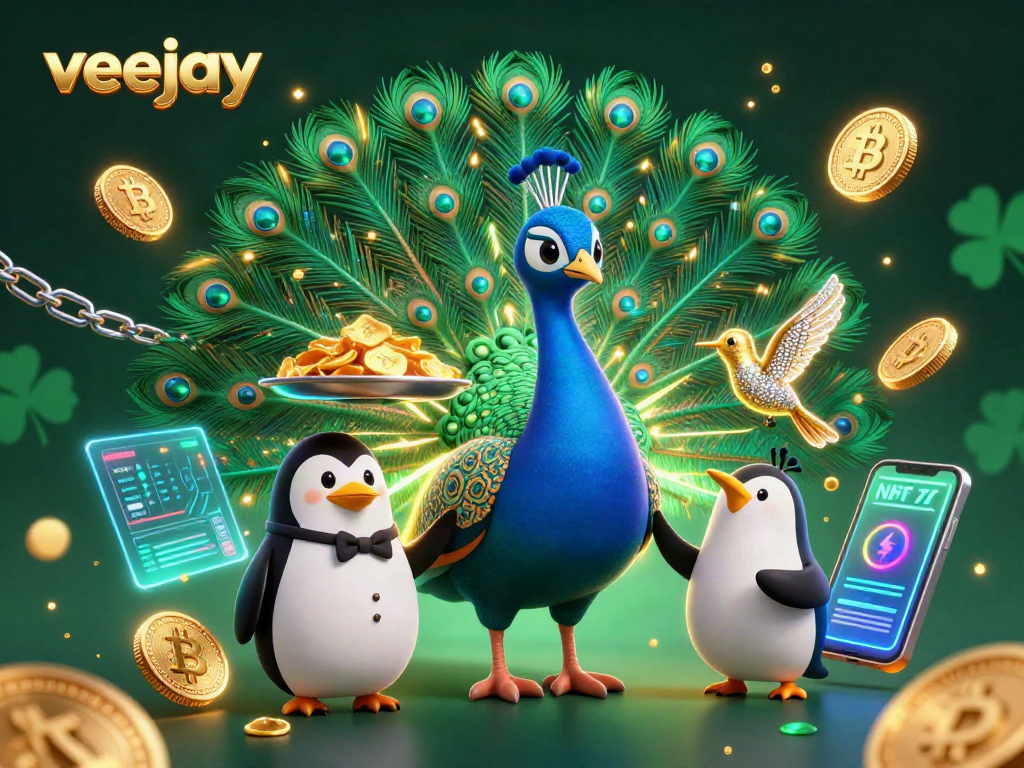 Die aufregenden Glücksspielmomente mit veejay erleben, während der Pfau brilliert.