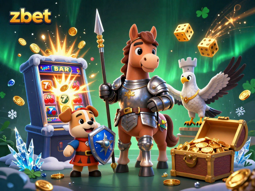 Experience ultimate gaming excitement at zbet with a vibrant 3D jackpot scene full of treasures and lively casino elements.
