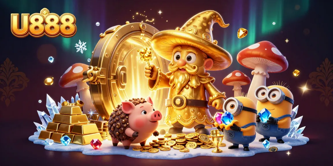 Spin into adventure with U888's enchanting wizard and treasures galore!