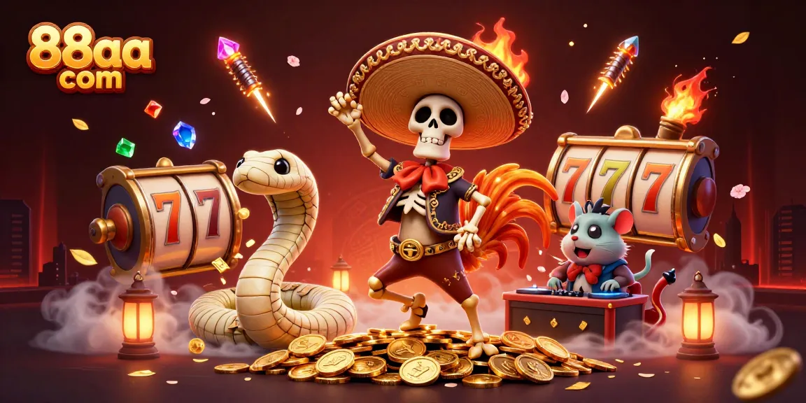 Spin and win with 88aa com featuring a vibrant exchange of celebration and fortune in a lively casino scene.
