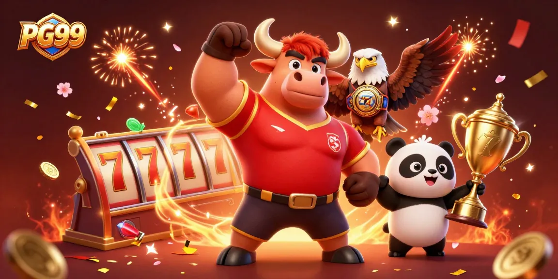 Engage with PG99's exciting slot games featuring vibrant characters and festive elements.