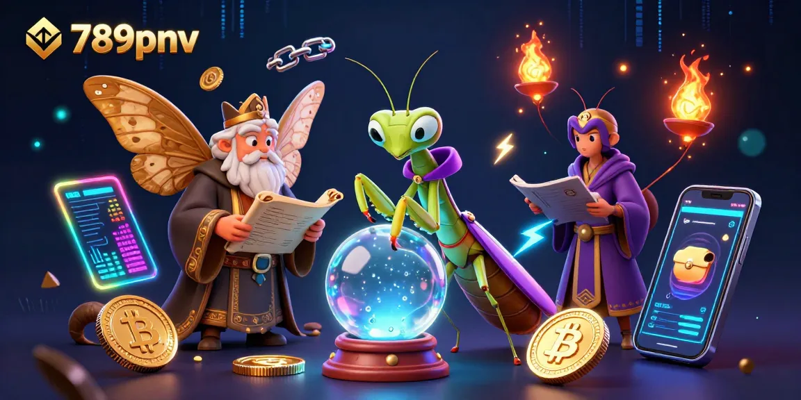 Engage with 789pnv casino magic through a vivid fortune teller scene infused with crypto excitement.