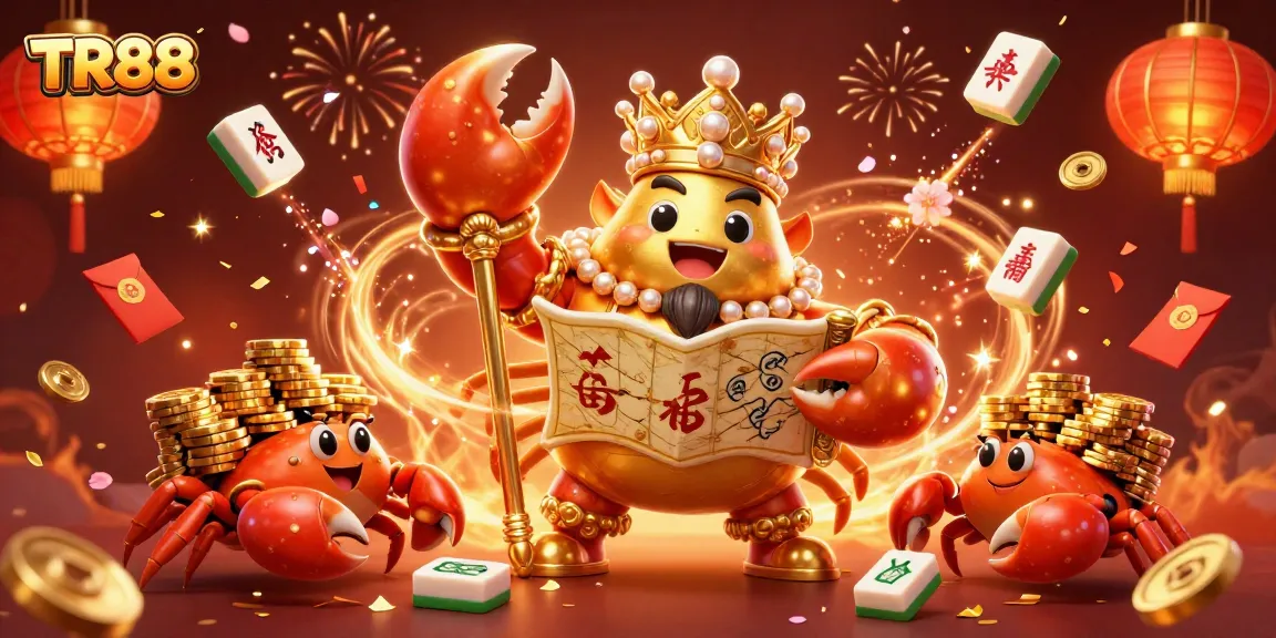 TR88 offers exciting online gaming opportunities with a golden crab emperor leading the fun and fortune.