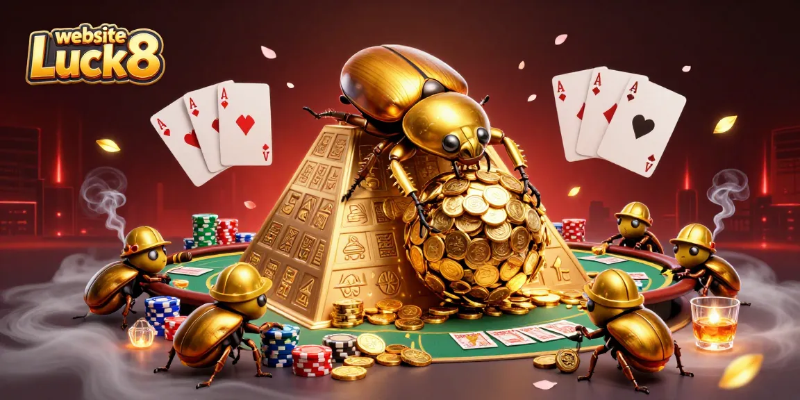 Experience thrilling bets at the website Luck8 with dynamic casino visuals and golden coins