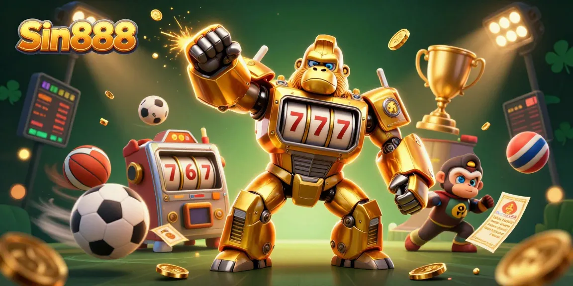 Experience the thrilling action of Sin888 with vibrant 3D gaming elements and dynamic casino features.